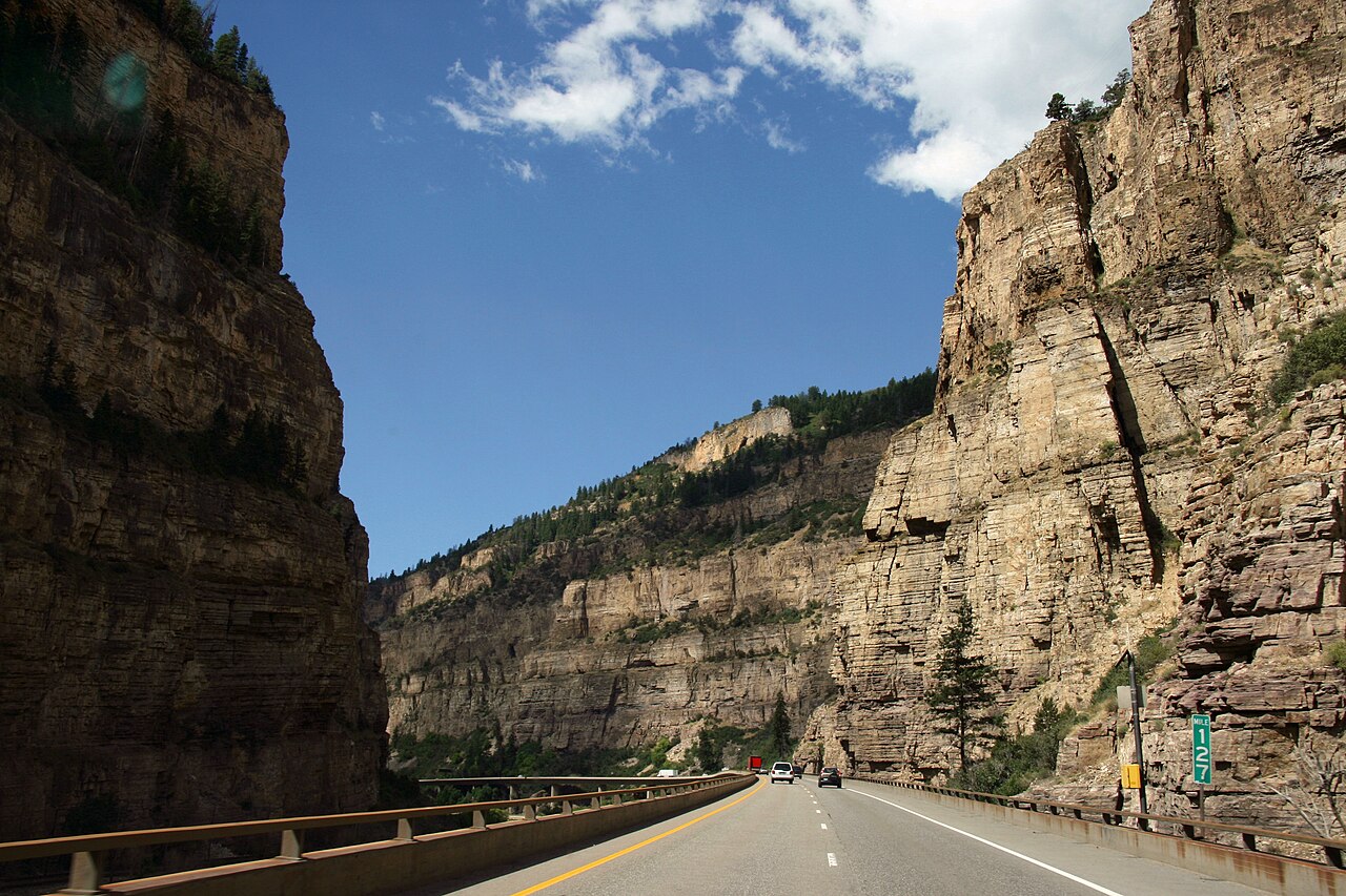 I-70 through Glenwood Canyon, Colorado