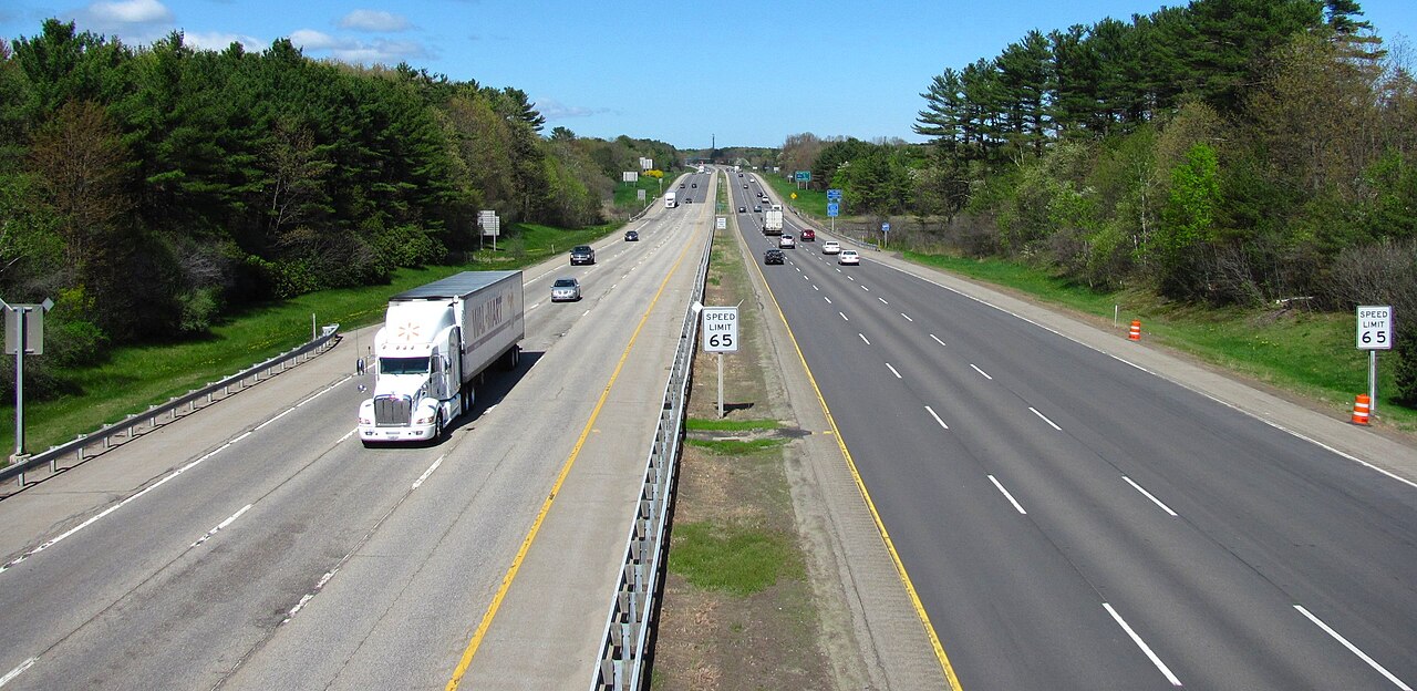 I-95 northbound near Kittery, Maine