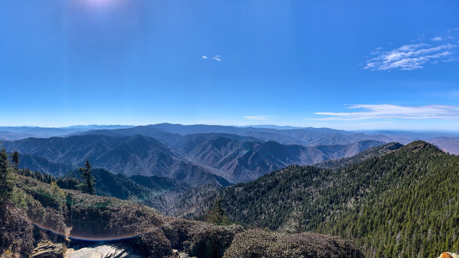 View atop Mount LeConte, Great Smoky Mountains