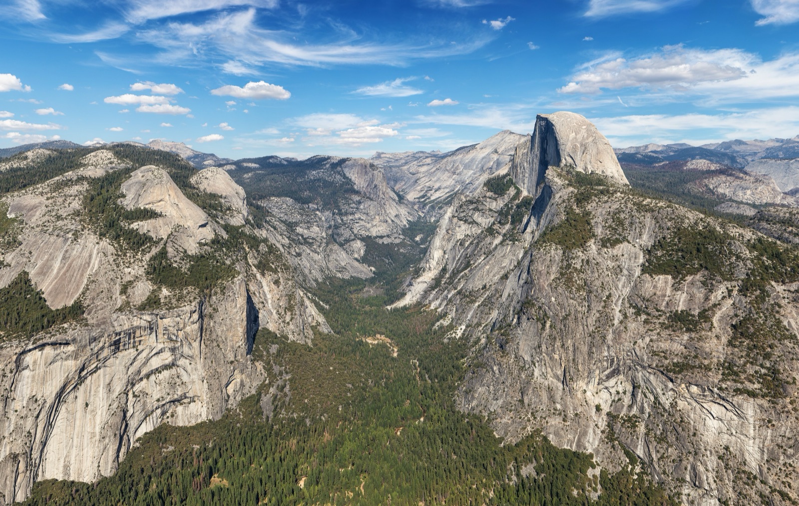 Half Dome from Eastern Yosemite Valley
